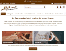 Tablet Screenshot of fair-einkaufen.com
